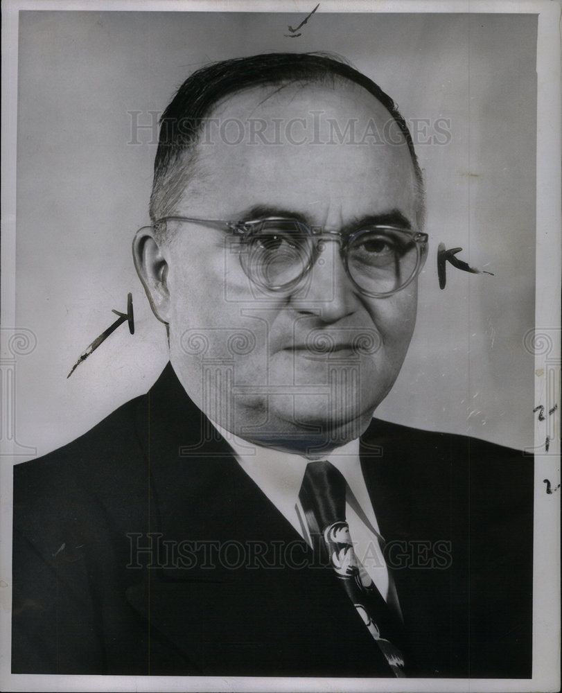 1949 John Jatros Prominent Detroit Greek - Historic Images