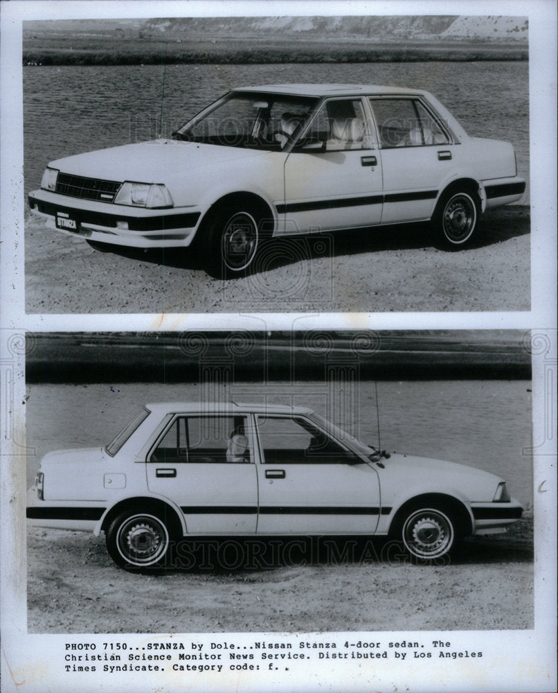 1983 Nissan Stanza Sedan Model - Historic Images