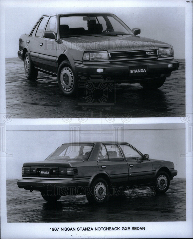 1986 Nissan Stanza Notchback GXE Sedan - Historic Images