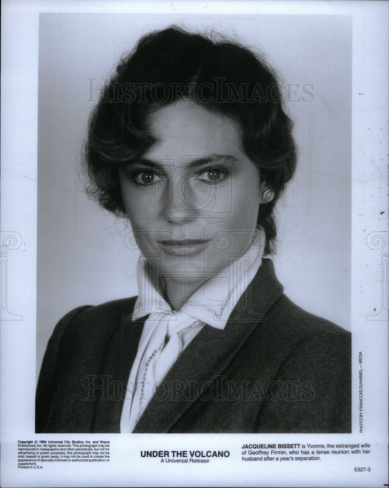 1984 Valcano Jasqueline Bisset Actress - Historic Images