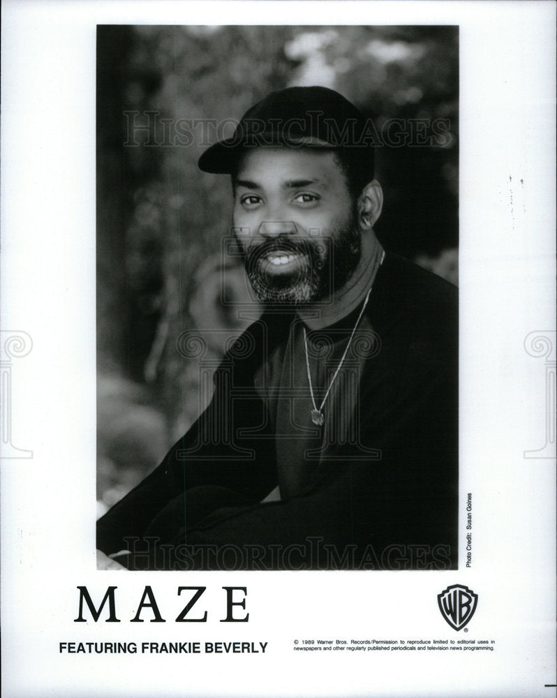 1990 Frankie Beverly American Singer - Historic Images