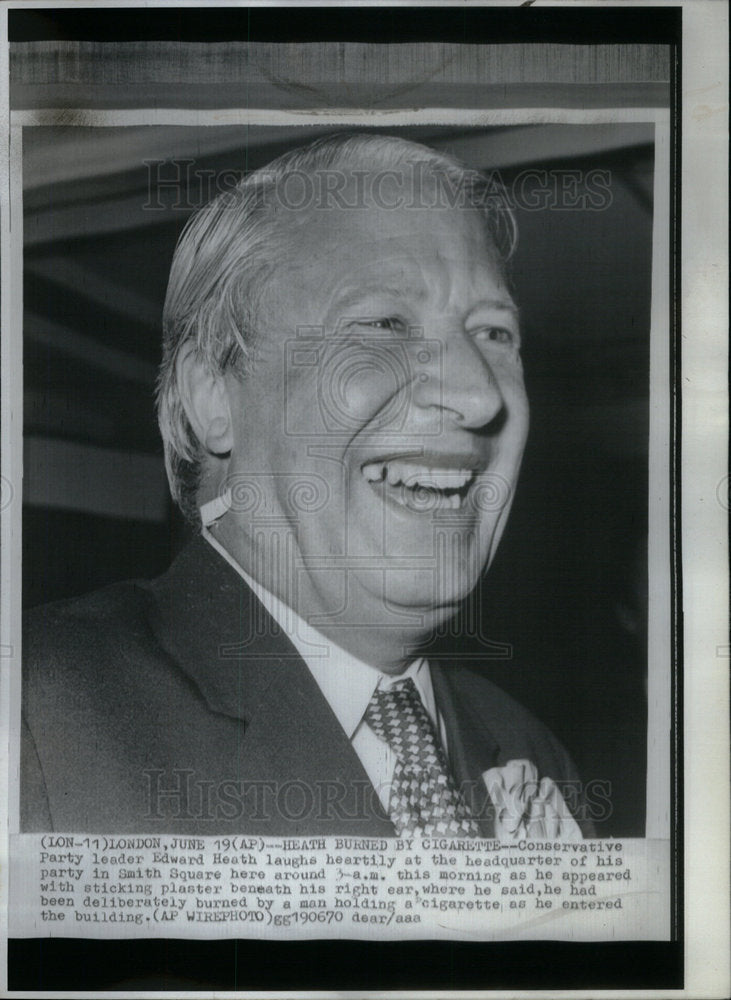 1970 Edward Heath Conservative Politician - Historic Images