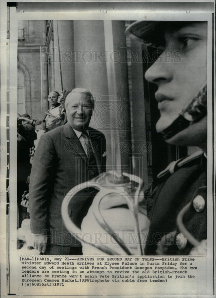 1971 Edward Heath British Prime Minister - Historic Images