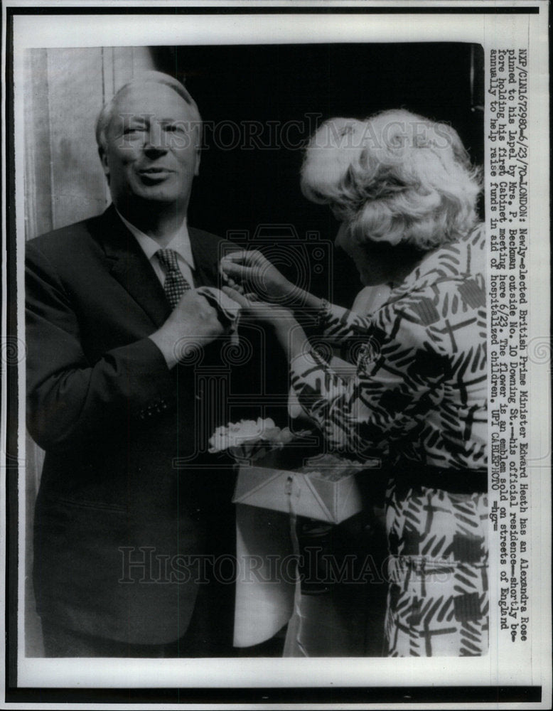 1970 British Prime Minister Edward Heath - Historic Images