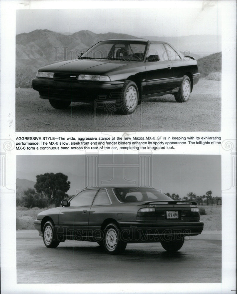 1988 New Mazda MX-6 GT Automobile Car - Historic Images