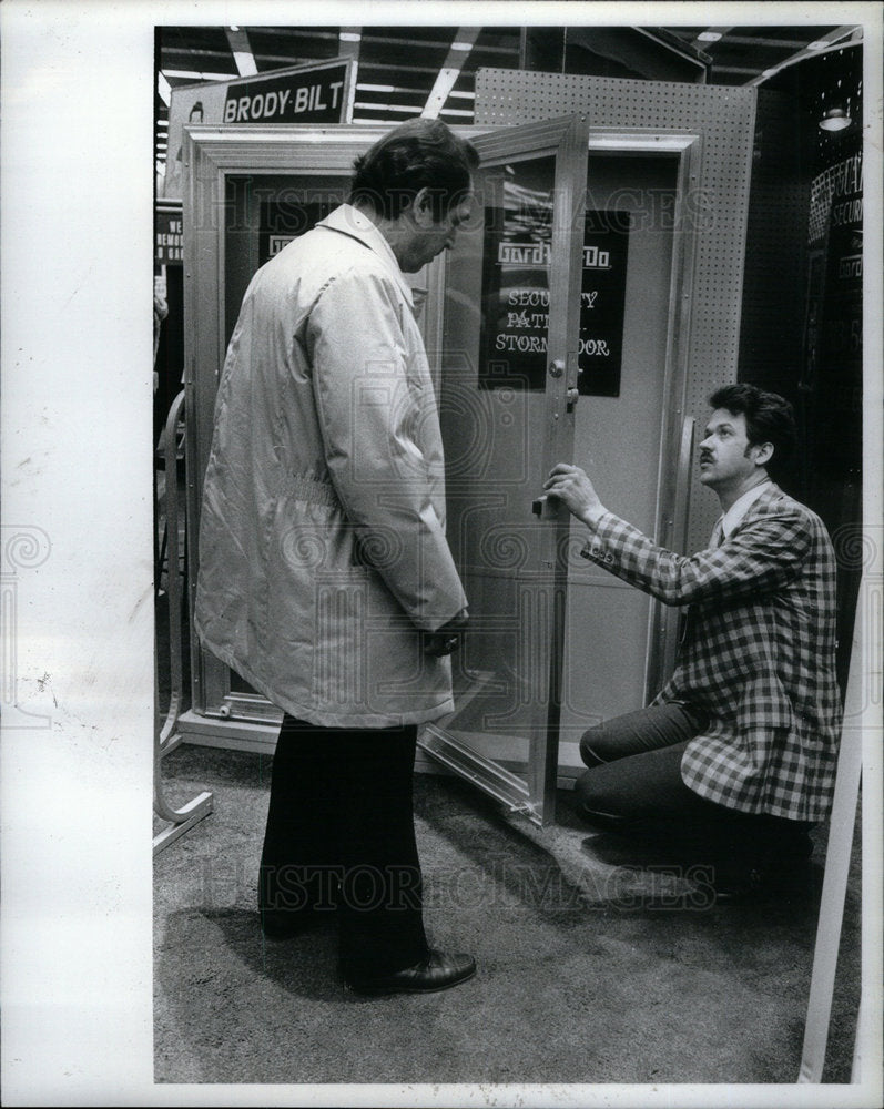 1982 Alarm Lexan Door Burglar - Historic Images