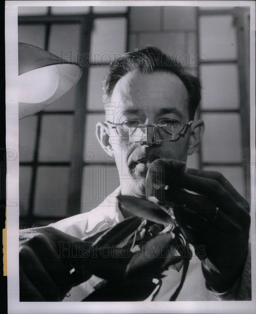 1953 Tiny Inspect Byar Plant Inspector - Historic Images