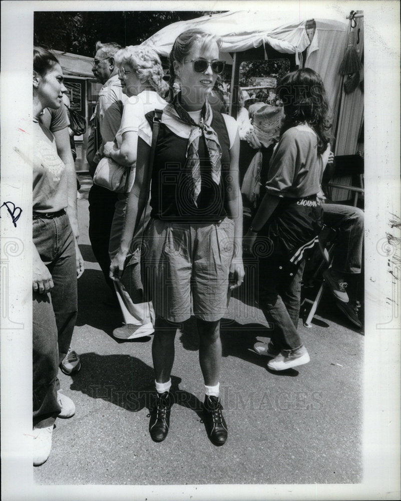 1984 Ann Arbor Art Fair Artist Michigan - Historic Images