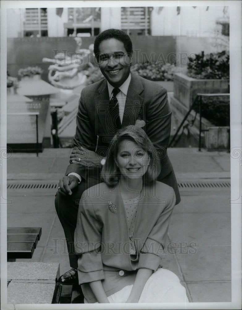 1985 NBC New Today Anchors Gumbel Pauley - Historic Images
