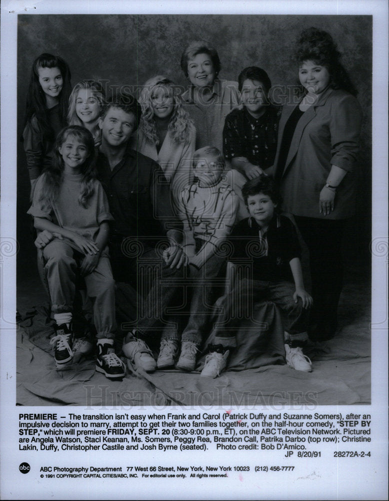 1991 Cast of Step by step - Historic Images