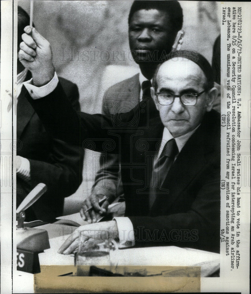 1973 John Scali U.S. Ambassador - Historic Images