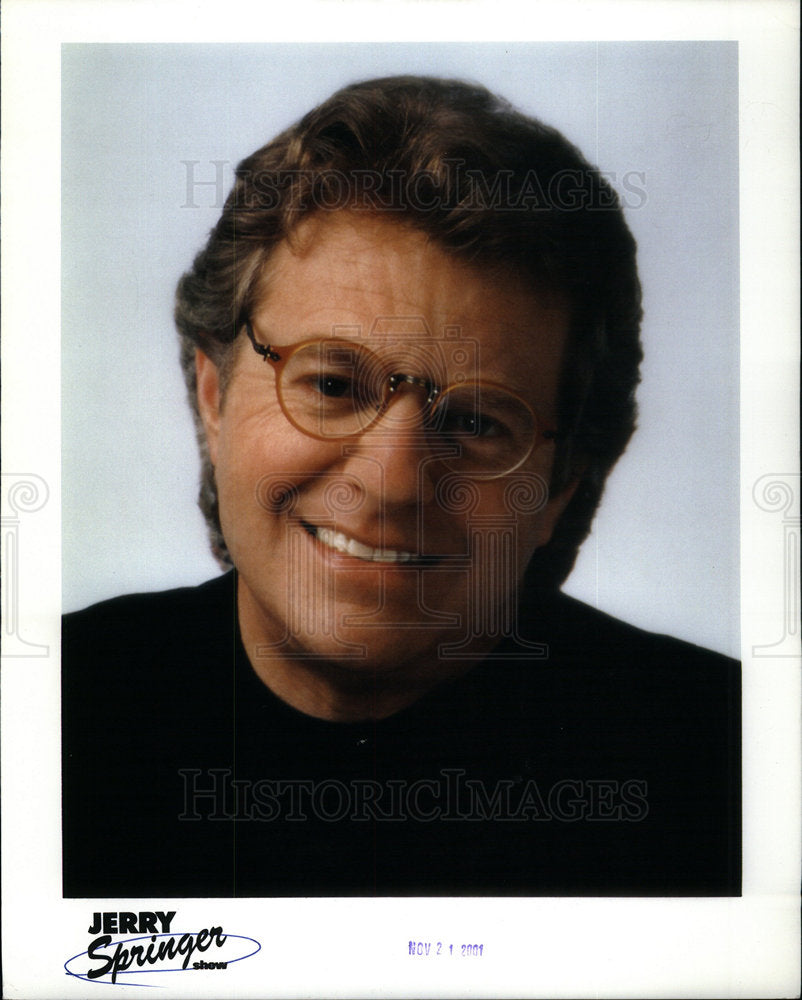 2001 Jerry Springer TV Host Mayor - Historic Images