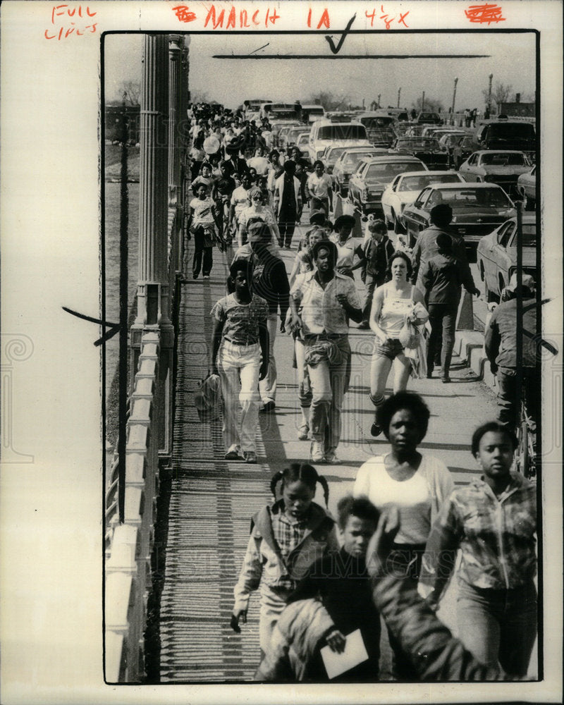 1980 March Of Dimes Walk Belle Isle - Historic Images