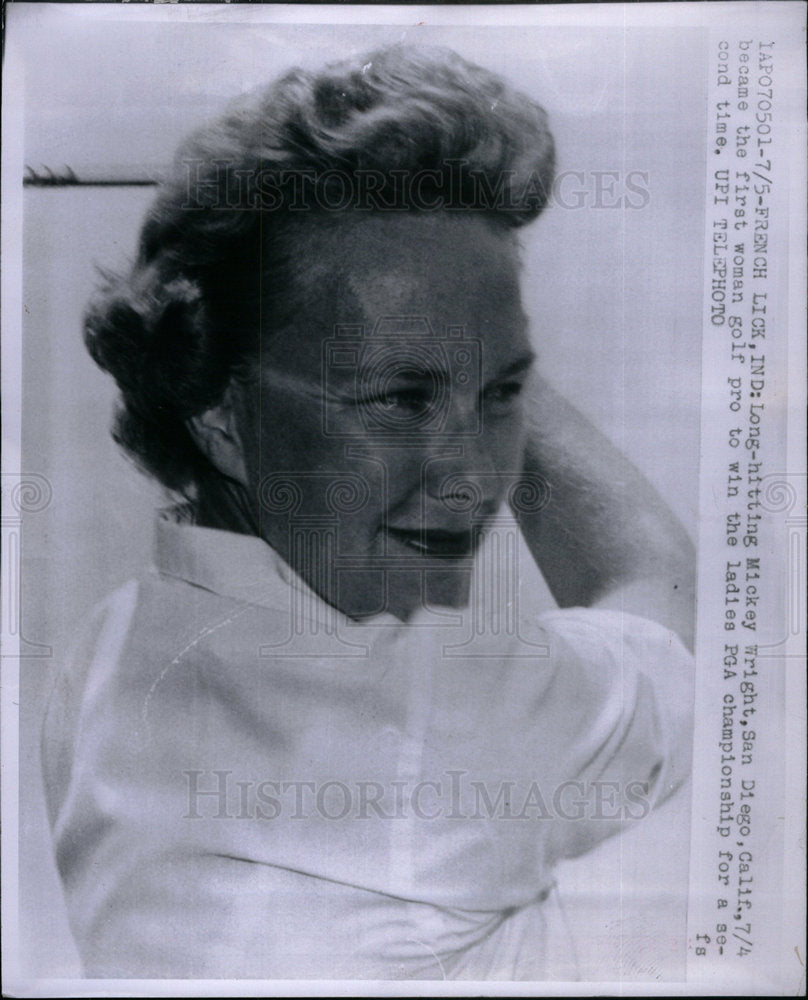 1960 Mickey Wright Ladies PGA Second Win - Historic Images
