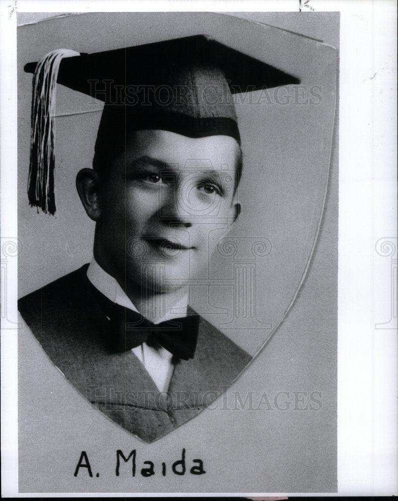 1990 Bishop Adam Maida Graduation Picture - Historic Images