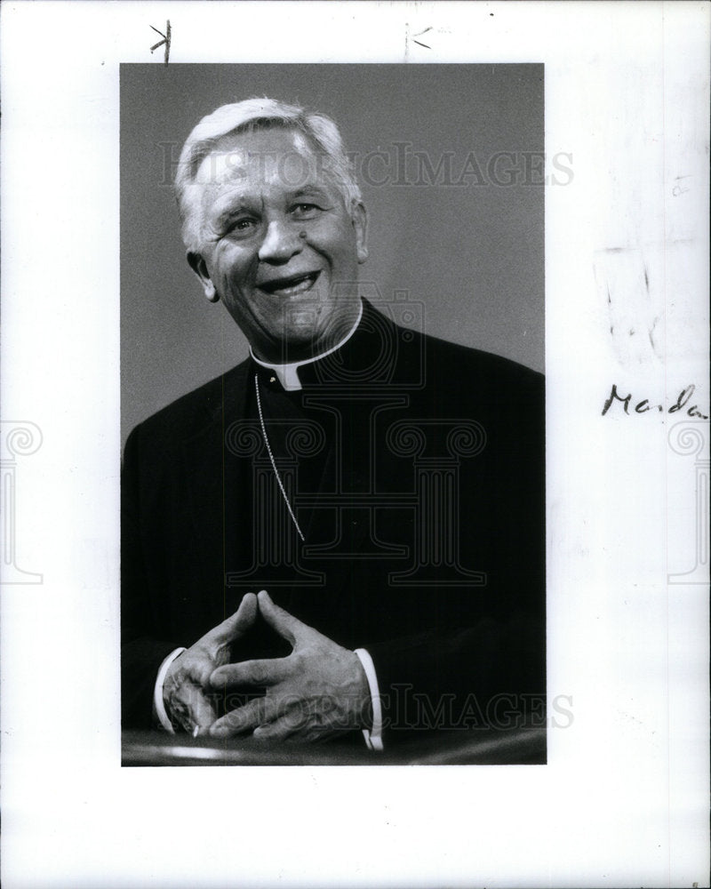 1990 Adam J. Maida Archbishop Detroit - Historic Images