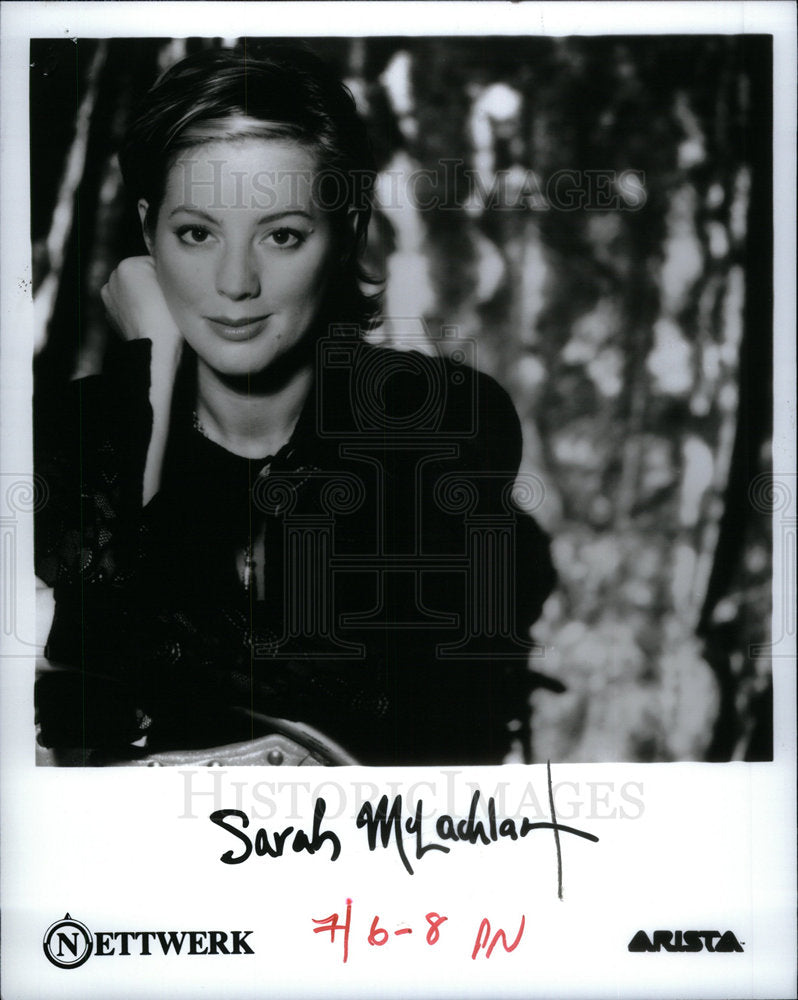 Sarah McLachlan Canadian musician singer - Historic Images