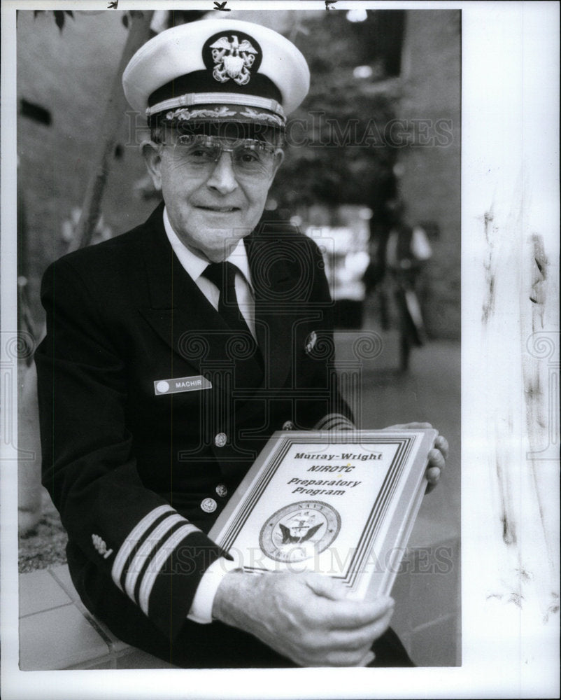 1990 NIROTC Commander Dan Machir - Historic Images