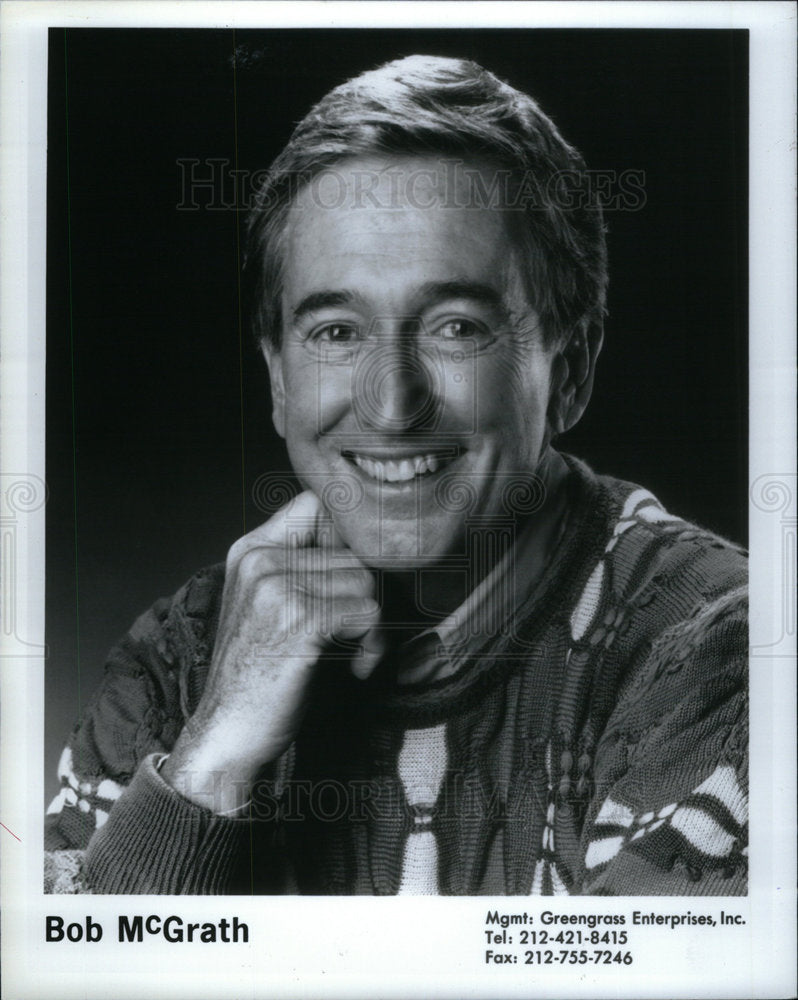 1995 Bob McGrath American singer Illinois - Historic Images