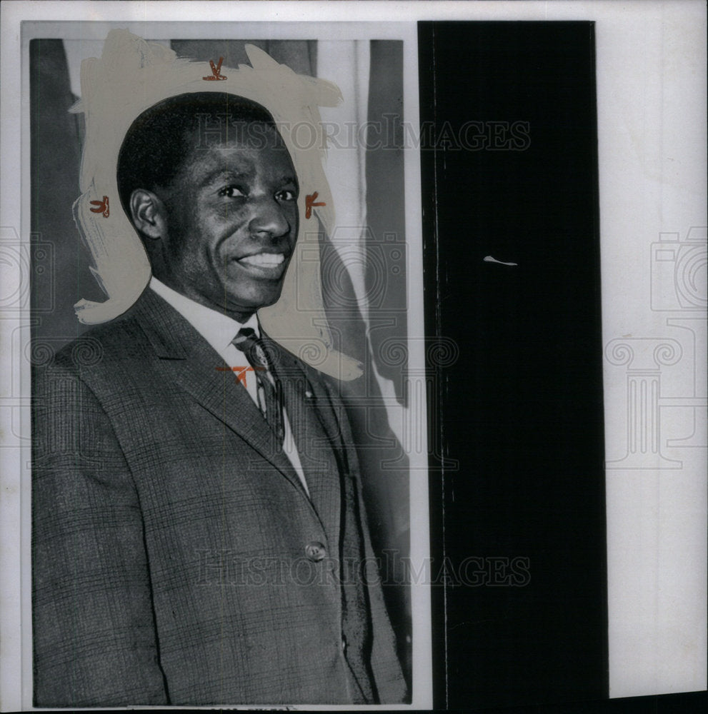 1963 Alphonse Massemba President Congo - Historic Images