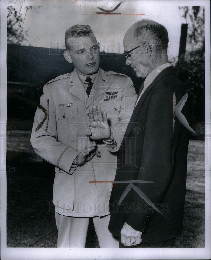 1956 Captain Kincheloe and His Father - Historic Images