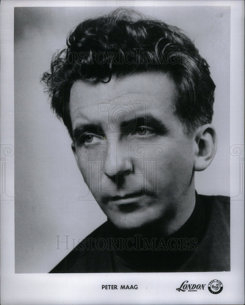 1959 Peter Maag Swiss Conductor - Historic Images