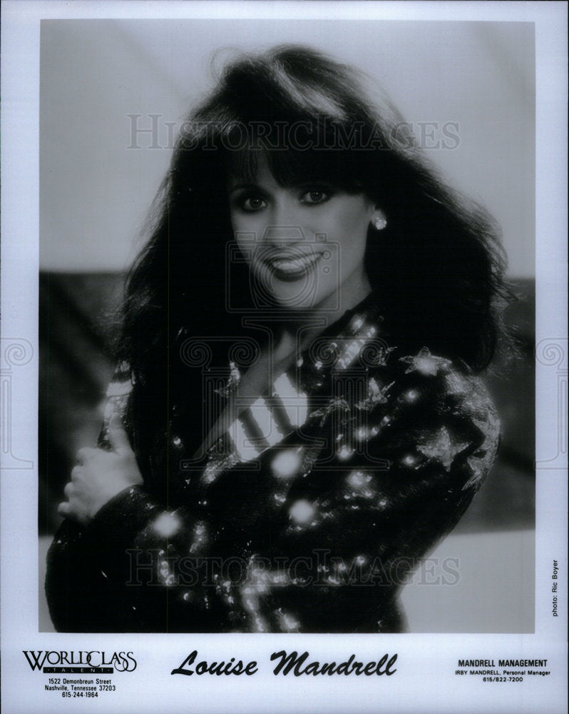 1993 Louise Mandrell/Country Music Singer - Historic Images