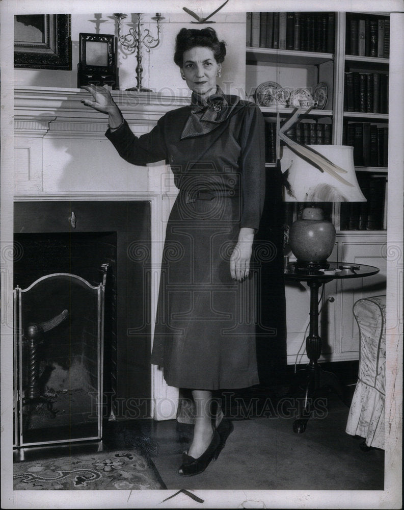 1949 Secy Of State Wife Mrs Dean Acheson - Historic Images