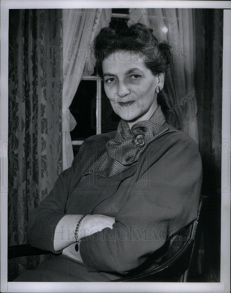 1949 Mrs. Dean Acheson Wife Secretary State - Historic Images