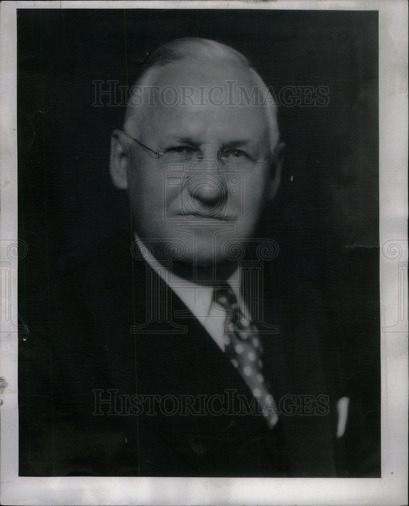 1950 Photo Wabeek St. Bank Executive Allan Templeton - Historic Images