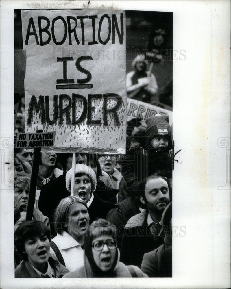 1980 Right To Life Demonstration Lansing - Historic Images