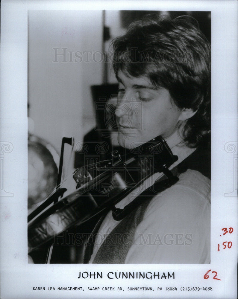 1985 Musician John Cunningham - Historic Images