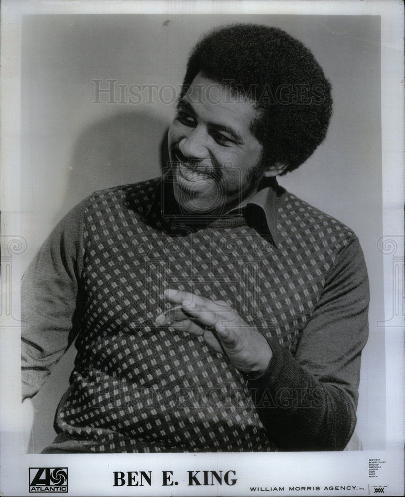 1975 Ben E. King Singer/Songwriter - Historic Images