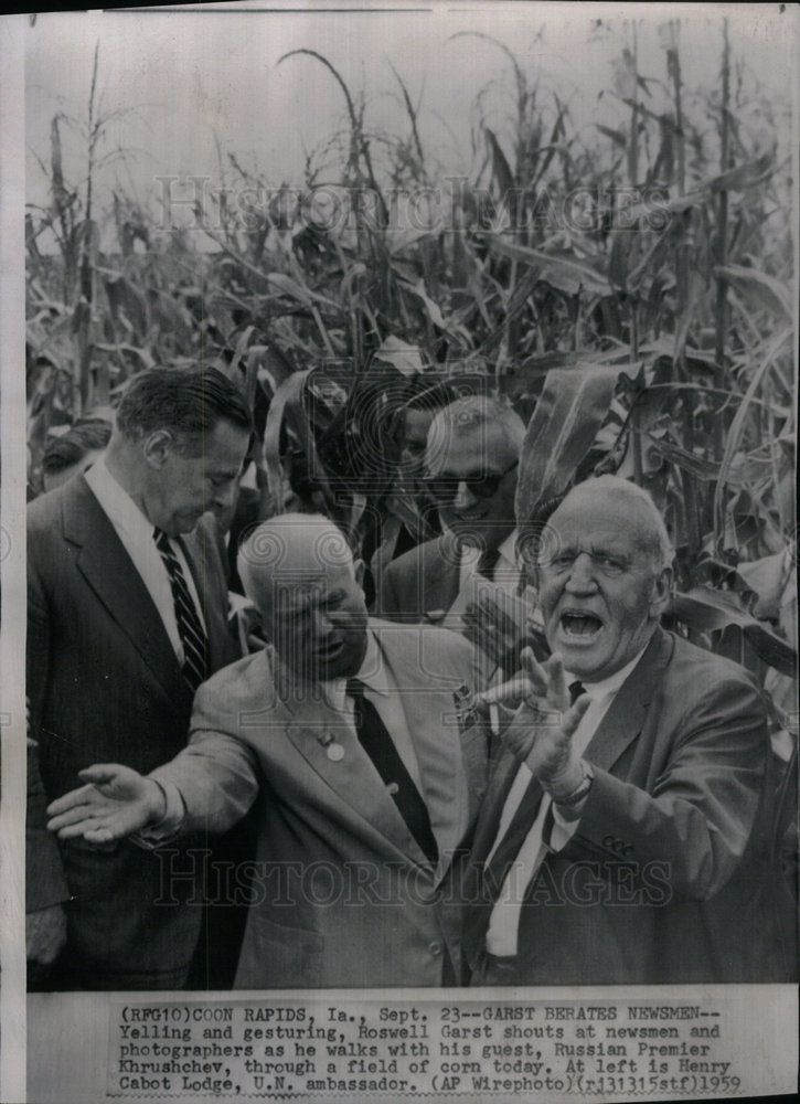 1959 Russian premier Khrushchev - Historic Images