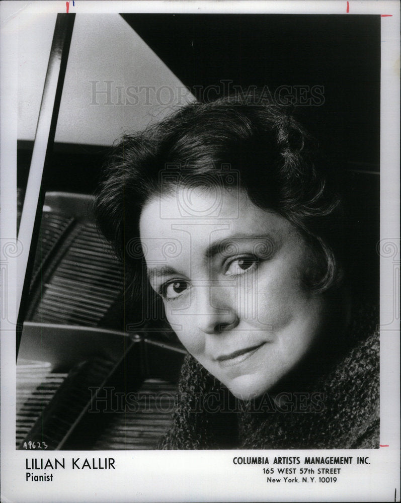 1990 Pianist Lillian Kallir - Historic Images