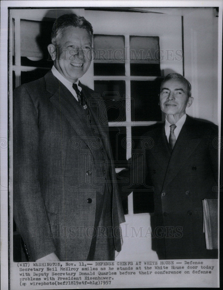 1957 Defense Secretary Neil McElroy - Historic Images