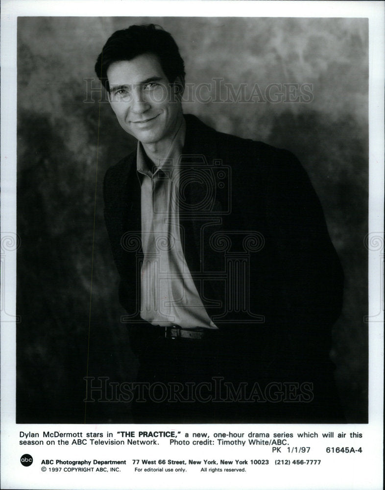 1998 Dylan McDermott stars The Practise ABC - Historic Images