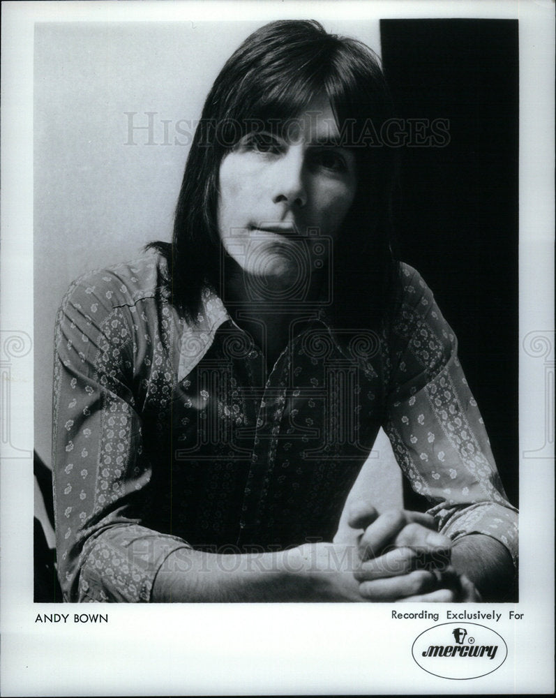 1975 Andy Bown, Singer - Historic Images