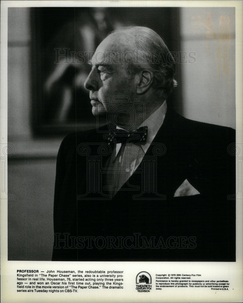 1979 John Houseman Actor - Historic Images