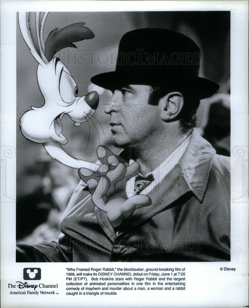 1992 Bob Haskins "Who Framed Roger Rabbit" - Historic Images