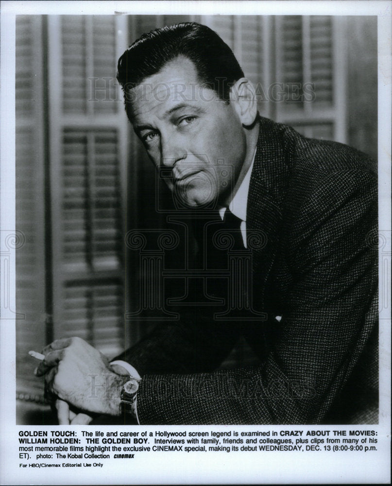 1990 William Holden Golden Boy life career - Historic Images