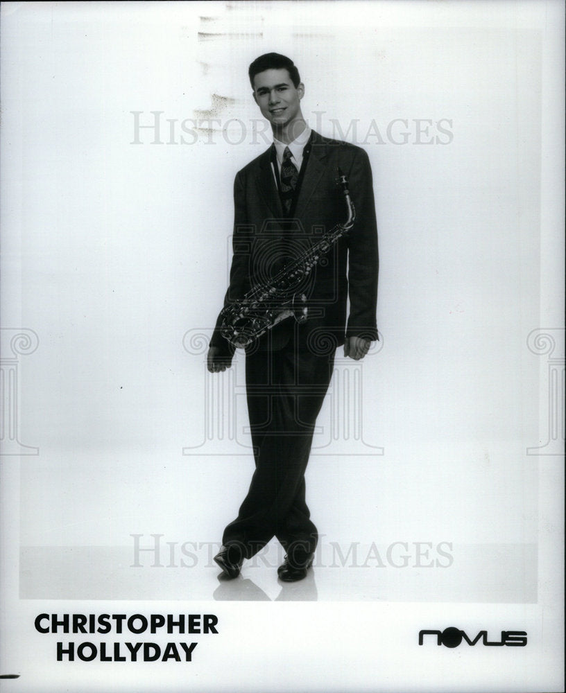 1991 Christopher Hollyday Saxophonist - Historic Images