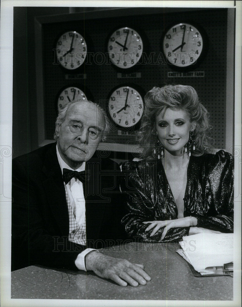 1987 Morgan Fairchild John Houseman Planet - Historic Images