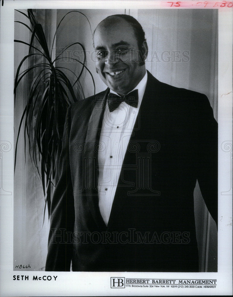 1986 Tenor Seth McCoy - Historic Images