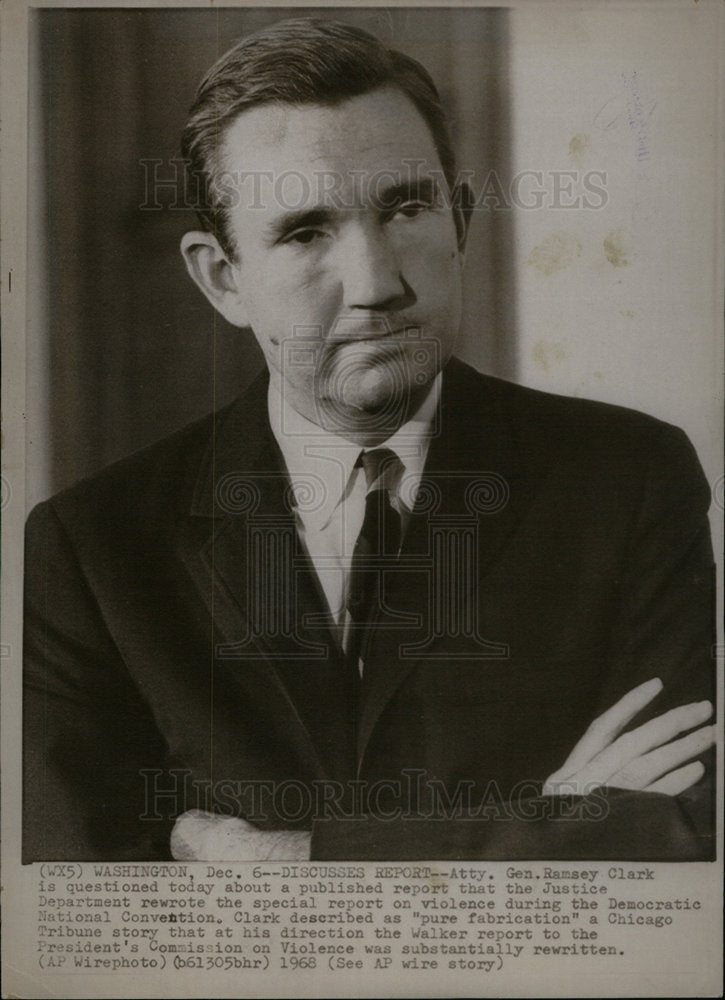 1969 Ramsey Clark Attorney General - Historic Images