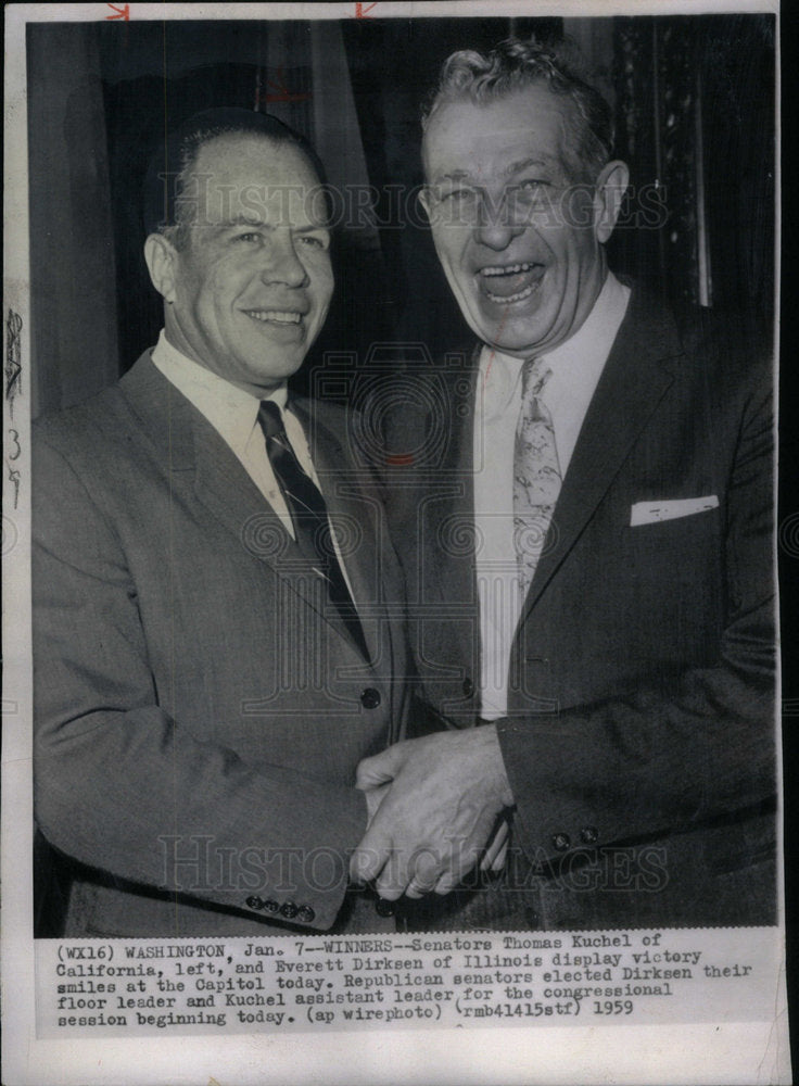 1959 Republican Floor Asst Leader Winners - Historic Images