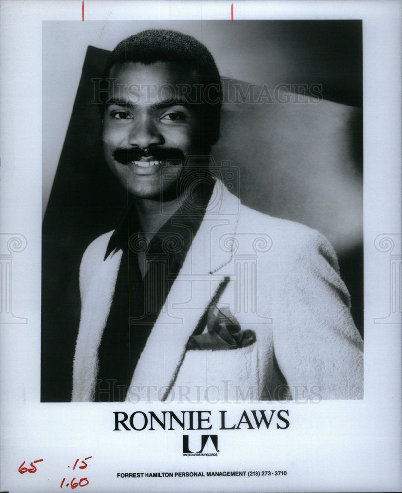 1985 Ronnie Laws American Saxophonist-Historic Images