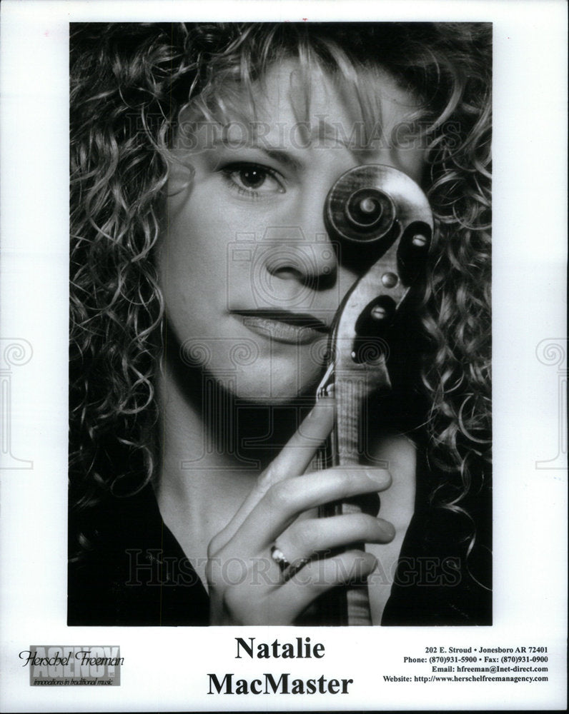 1998 Natalie MacMaster, entertainer - Historic Images