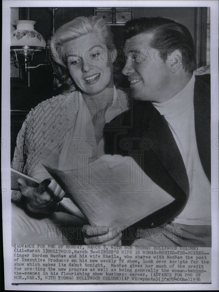 1956 Gordon/Sheila MacRae/Actor/Singer - Historic Images