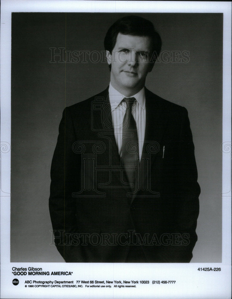 1990 Charles Gibson Good Morning America - Historic Images